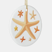 Zeesterren en de Kleine Ones Keramisch Ornament (Rechts)