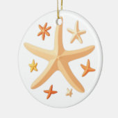 Zeesterren en de Kleine Ones Keramisch Ornament (Links)