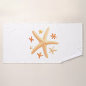 Zeesterren en de kleintjes badhanddoek (Badhanddoek)