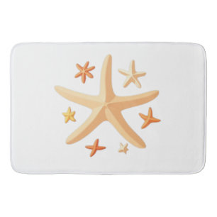 Zeesterren en de kleintjes badmat