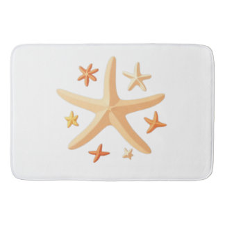 Zeesterren en de kleintjes badmat