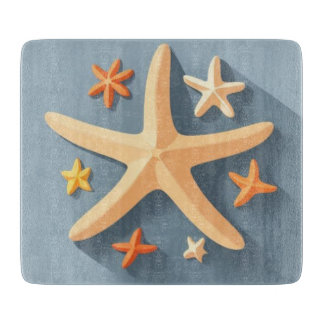 Zeesterren en de kleintjes snijplank
