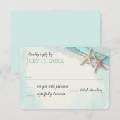 Zeesterren en Kant  Beach Response Kaart (Voorkant / Achterkant)