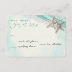 Zeesterren en Kant  Beach Response Kaart