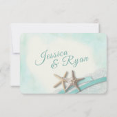 Zeesterren en Kant  Beach Response Kaart (Achterkant)