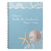Zeesterren en kant strand notitieboek (Voorkant)