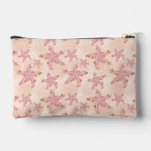 Zeesterren en koraalroze pastelpatroon etui (Achterkant)