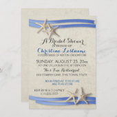 Zeesterren en lint Vrijgezellenfeest Kaart (Voorkant / Achterkant)