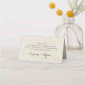 Zeesterren en Ribbon Aqua Seating Plaatskaartje (Achterkant)