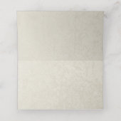 Zeesterren en Ribbon Aqua Seating Plaatskaartje (Binnenkant ongevouwen)