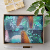 Zeesterren en schelpen Kust Nautische Decoupage Tissuepapier (Geschenk)