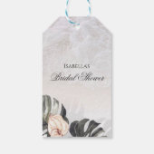 Zeesterren en Schelpen Tropisch Strand Bruidsdiner Cadeaulabel (Achterkant)