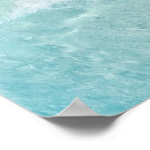 Zeesterren en Schelpen Tropisch Strand Bruidsdiner Poster (Hoek)