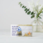 Zeesterren en Spa Stenen Visitekaartje (Staand voorkant)