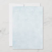 Zeesterren en touw strand bruiloft kaart (Achterkant)