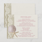 Zeesterren en Zanddollar  Beach Informatiekaartje (Voorkant / Achterkant)