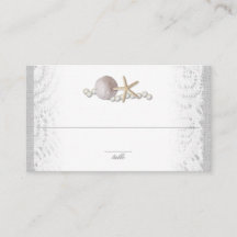 Zeesterren en Zanddollar Parels en Kant