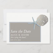 Zeesterren en Zanddollar - Strand Save The Date (Voorkant)