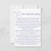 Zeesterren gedicht, het verhaal van de zeesterren, (Voorkant)