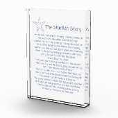 Zeesterren gedicht, het verhaal van de zeesterren, fotoblokken (Rechts)