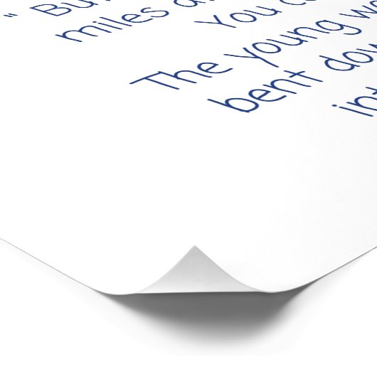 Zeesterren gedicht, het verhaal van de zeesterren, perfect poster (Hoek)