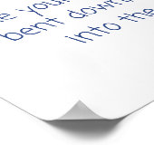 Zeesterren gedicht, het verhaal van de zeesterren, poster (Hoek)