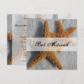 Zeesterren in het Zand Bat Mitzvah Kaart (Voorkant / Achterkant)