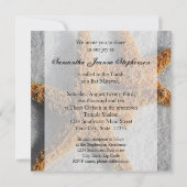 Zeesterren in het Zand Bat Mitzvah Kaart (Achterkant)