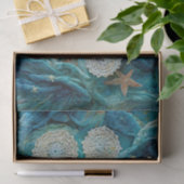 Zeesterren & Kant, Zeesterren, Medaillons & Golven Tissuepapier (Geschenk)