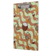 Zeesterren, kokosnoten en camera's klembord (Links)