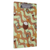 Zeesterren, kokosnoten en camera's klembord (Rechts)