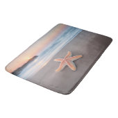 Zeesterren liggend op een strand badmat (Gekanteld)