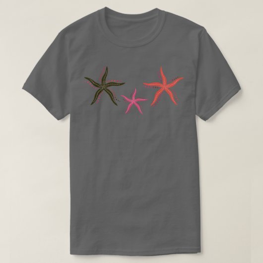 Zeesterren mode t-shirt (Design voorkant)