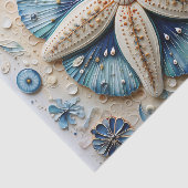 Zeesterren nautische kust strand decoupage tissuepapier (Detail)