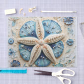 Zeesterren nautische kust strand decoupage tissuepapier (Craft)