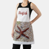 Zeesterren Oceaan  Strand Retro Souvenir Schort (Insitu)