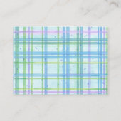 Zeesterren Octopus Seahorse Beach Blauw Baby showe Informatiekaartje (Achterkant)