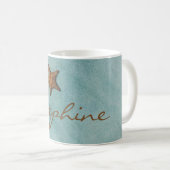 Zeesterren op het strand Genaamd Koffiemok (Voorkant rechts)