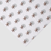 Zeesterren op Zand Dollar Tissue Paper Tissuepapier (Detail)