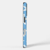 Zeesterren patroon blauw Case-Mate iPhone case (Achterkant / Rechts)