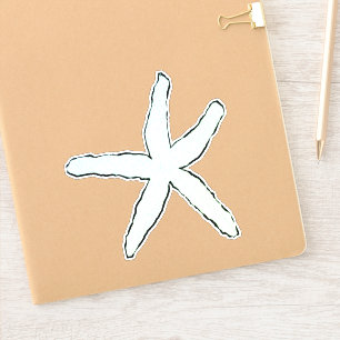 Zeesterren Patroon Schattige Sealife Beach Ocean L Sticker