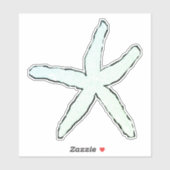 Zeesterren Patroon Schattige Sealife Beach Ocean L Sticker (Vel)