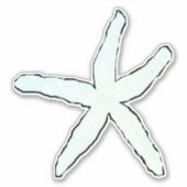 Zeesterren Patroon Schattige Sealife Beach Ocean L Sticker (Voorkant)