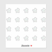 Zeesterren Patroon Schattige Sealife Beach Ocean S Sticker (Vel)