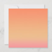 Zeesterren Sinaasappel & Roze Strand Zomer Vrijgez Kaart (Achterkant)