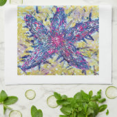 Zeesterren theedoek (Gevouwen)