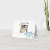 Zeesterren, Trouwfoto Dankjewel kaarten (Voorkant)