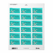 Zeesterren Vingers Strand | BLAUWGROEN Etiket (Full Sheet)