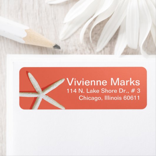 Zeesterren Vingers Strand | koraal Etiket (Insitu)