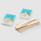 zeesterren zomer strand bruiloft programma fans handwaaier (Niet-gemonteerd)